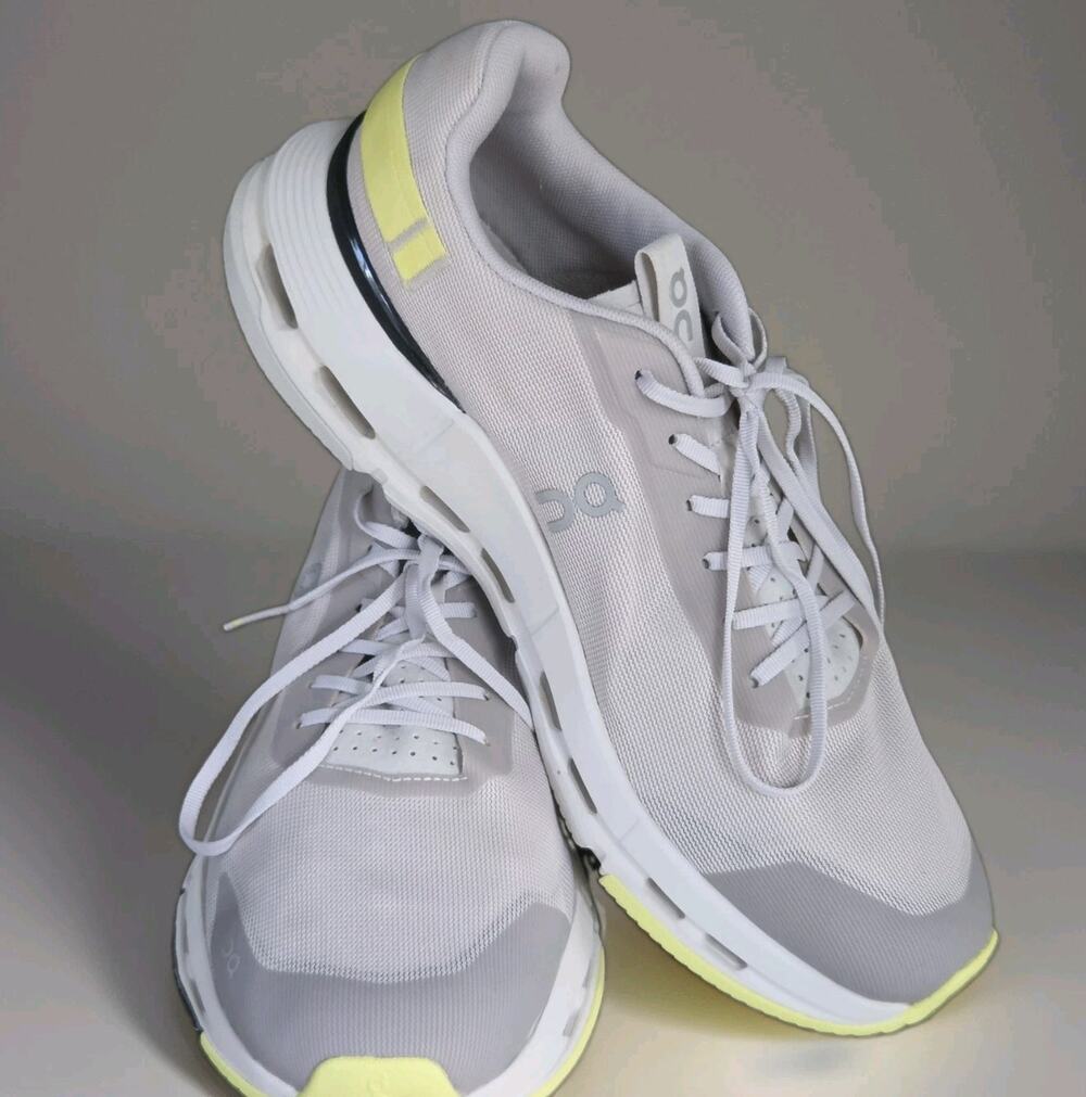 Men's US 11 On Cloudnova Form 2 Pearl Limelight Gray Yellow Sneaker 3ME30153058